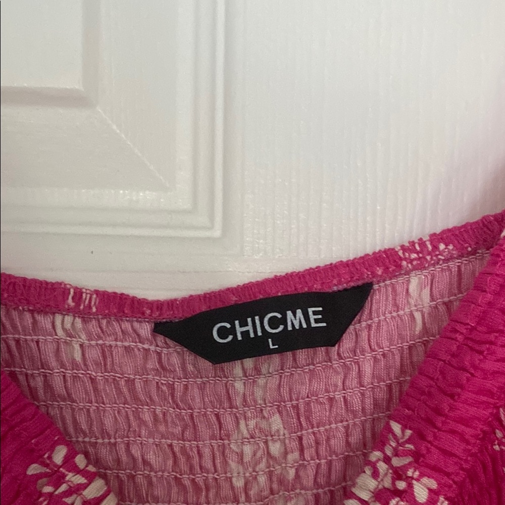 Pink Patterned Jumpsuit - Picture 3 of 5